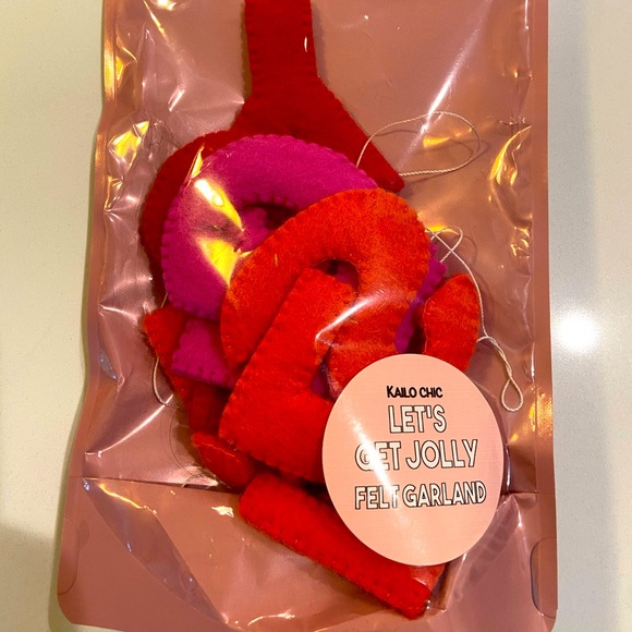 “Let’s get jolly” felt garland - Picture 1 of 2